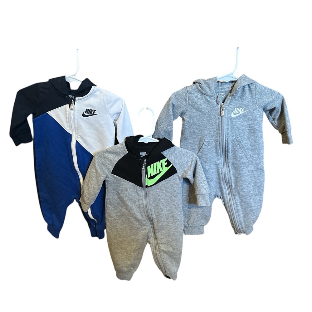 Nike Kids One Piece Set - Blue, Gray, Black